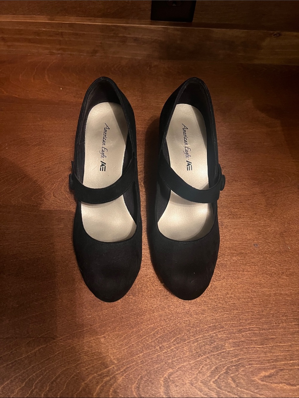 American Eagle Outfitters Black Mary Jane Heels